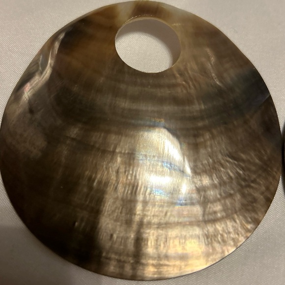 Natural Polished Mother Of Pearl Sea Shell Pendant Charm For Necklace Craft new - Picture 1 of 12